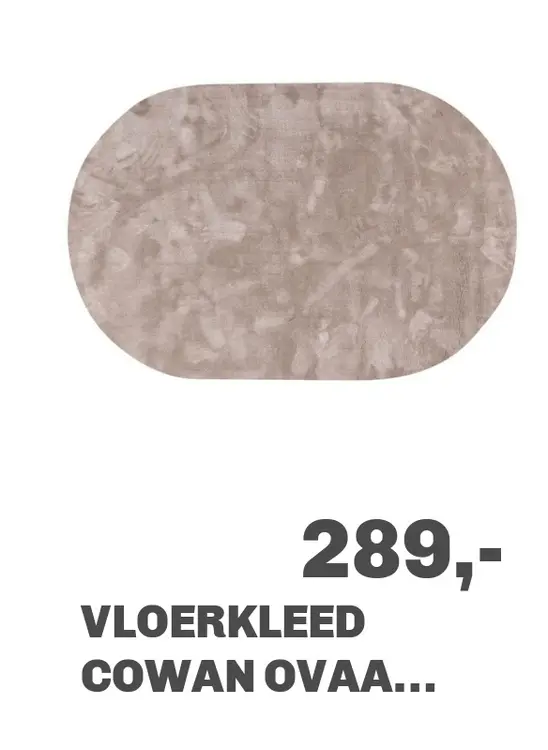 Aanbieding: Vloerkleed cowan ovaa...