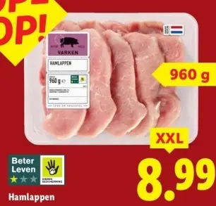 Aanbieding: Hamlappen