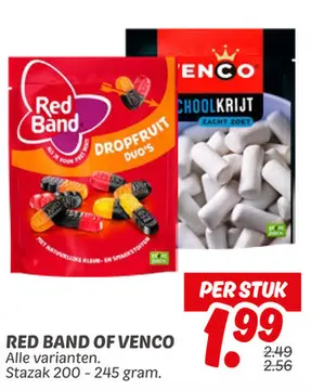 Aanbieding: Red band of Venco