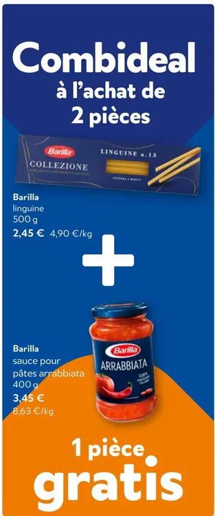 Offre: Linguine + GRATIS sauce pour pâtes arrabbiata