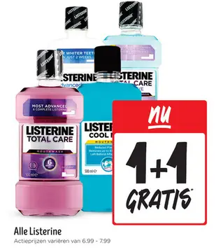Aanbieding: Alle Listerine