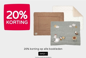 Aanbieding: boxkleden