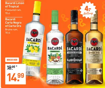 Aanbieding: Bacardí 