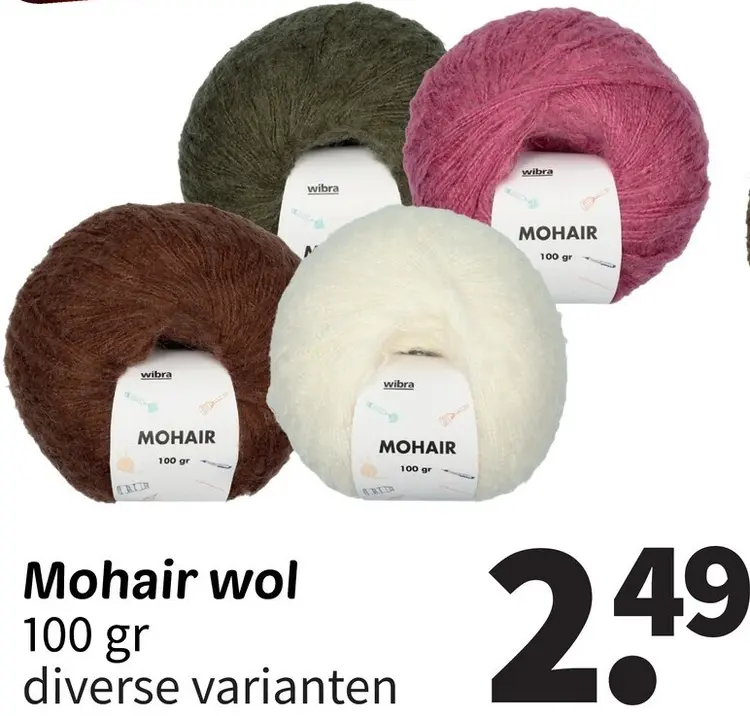 Promotie: Mohair wol