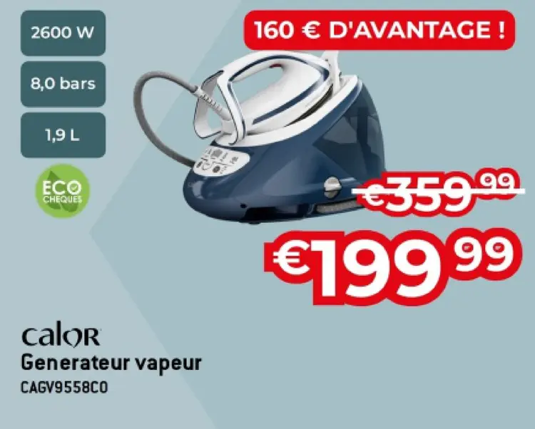 Offre: Generateur vapeur