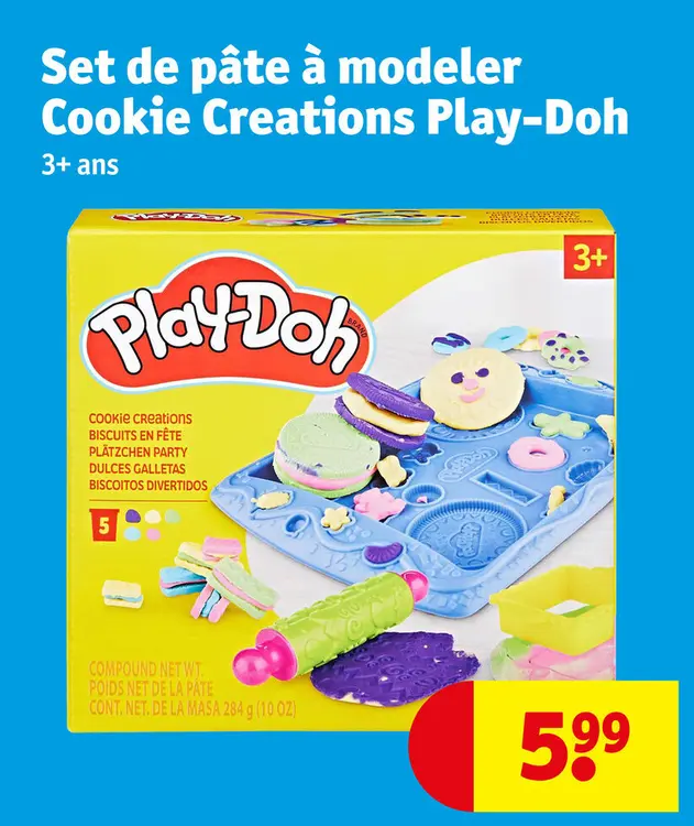 Promotie: Set de pâte à modeler Cookie Creations Play-Doh