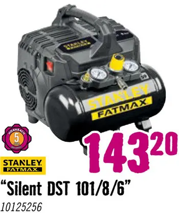 Aanbieding: FATMAX Compressor Silent DST 101/8/6