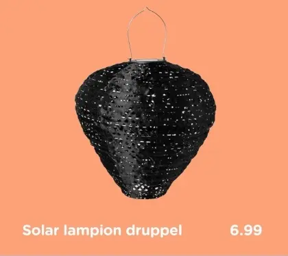 Aanbieding: Solar lampion druppel