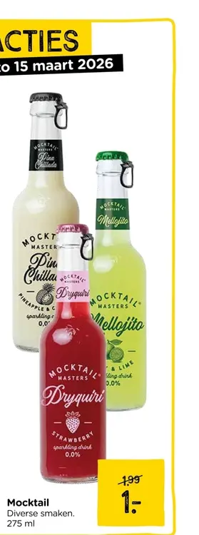 Aanbieding: Pina Chillada, Mellojito, Dryquiri