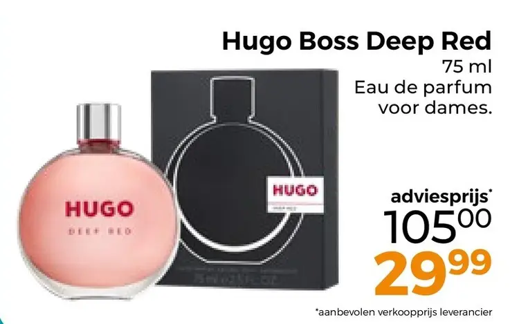 Aanbieding: Hugo Boss Deep Red