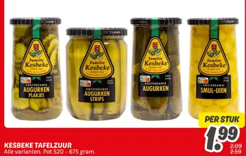 Aanbieding: Kesbeke tafelzuur