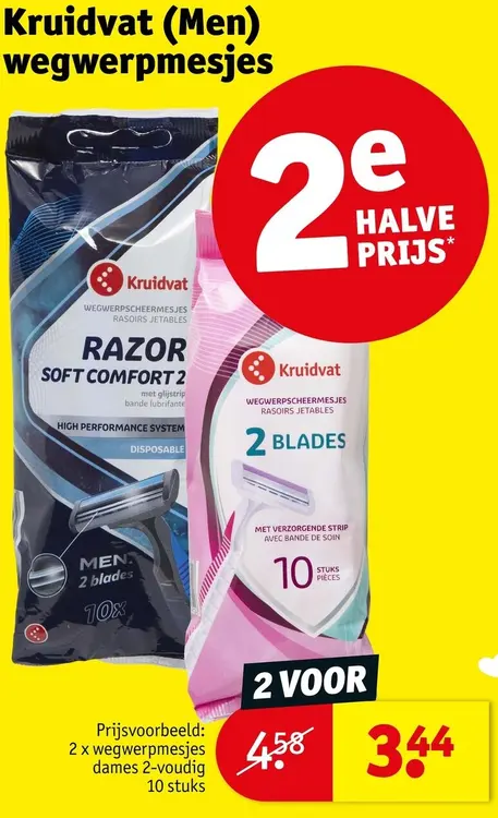 Promotie: Wegwerpmesjes