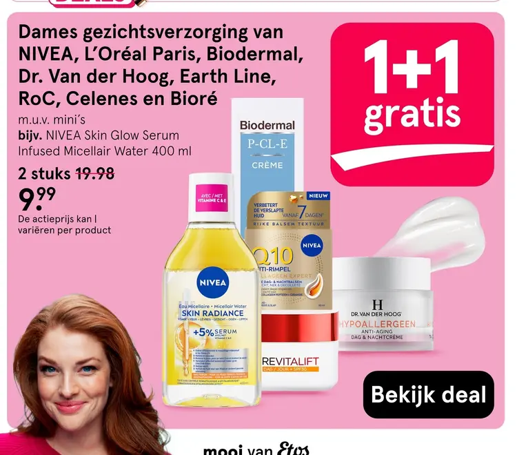 Aanbieding: Dames gezichtsverzorging