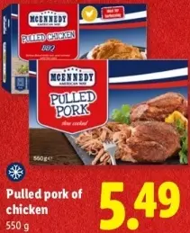 Aanbieding: Mcennedy Pulled pork of chicken