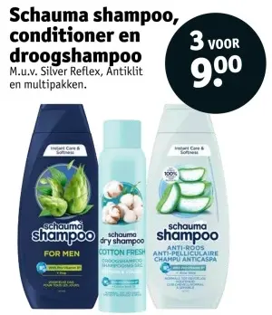 Promotie: Schauma shampoo, conditioner en droogshampoo