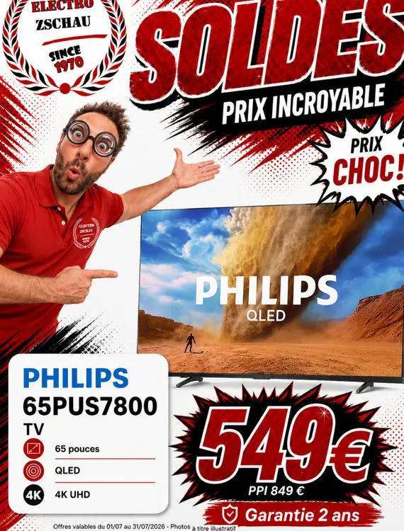 Offre: Philips 65pus7800 tv
