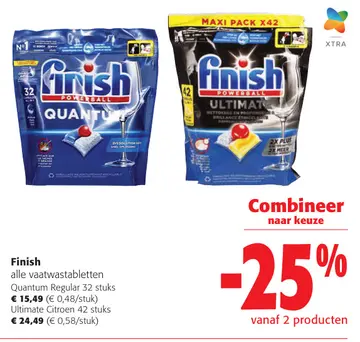 Aanbieding: Finish alle vaatwastabletten