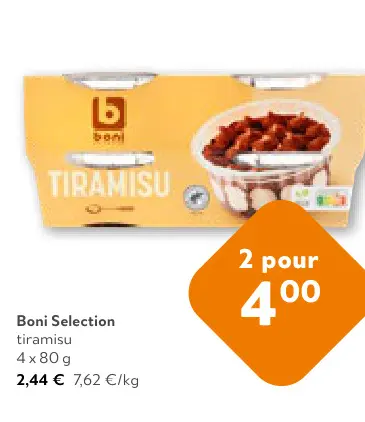 Offre: Tiramisu