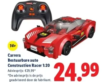 Aanbieding: Bestuurbare auto Construction Racer 1:20
