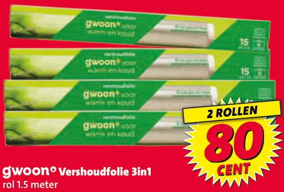 Aanbieding: Vershoudfolie 3in1