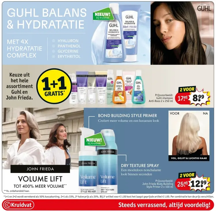 Aanbieding: Guhl en John Frieda
