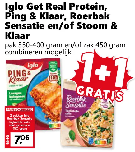Aanbieding: Get Real Protein, Ping & Klaar, Roerbak Sensatie