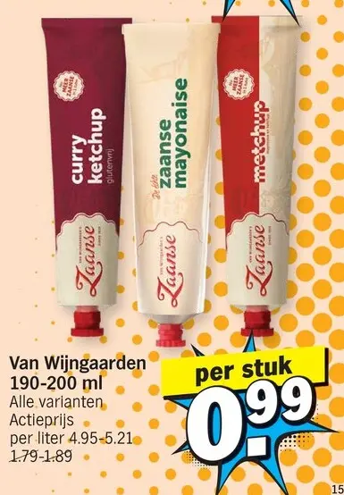 Promotie: Van Wijngaarden 190-200 ml