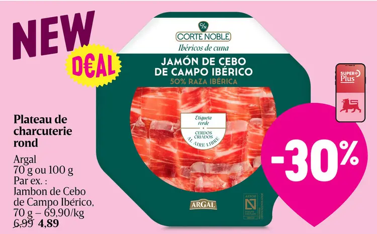 Offre: Plateau de charcuterie rond