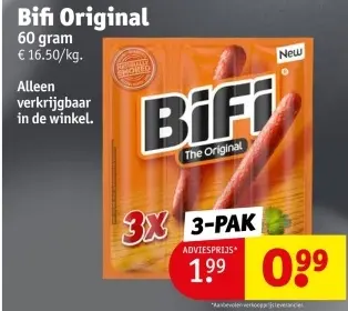 Promotie: Bifi Original