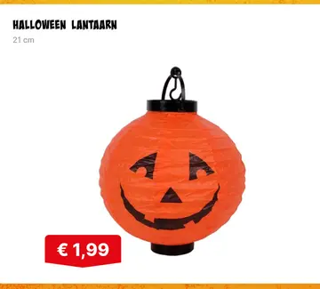Aanbieding: Halloween lantaarn