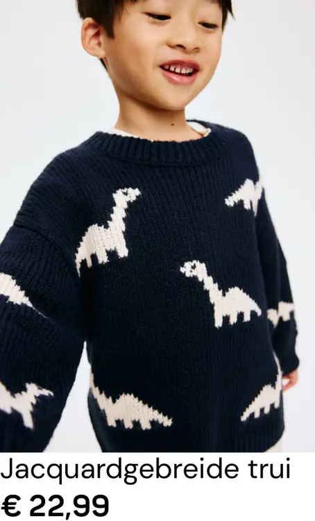 Aanbieding: Jacquardgebreide trui