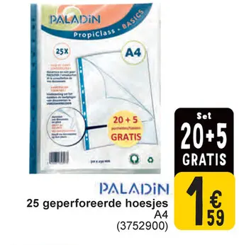 Aanbieding: geperforeerde hoesjes