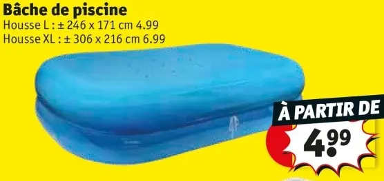Offre: Bâche de piscine