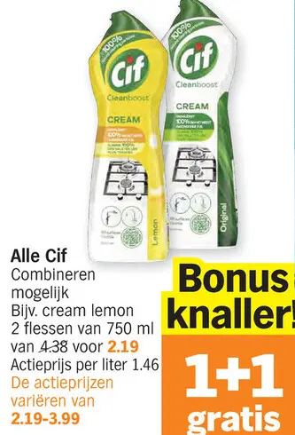 Promotie: Alle Cif