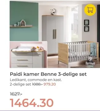 Aanbieding: Paidi kamer Benne 3-delige set