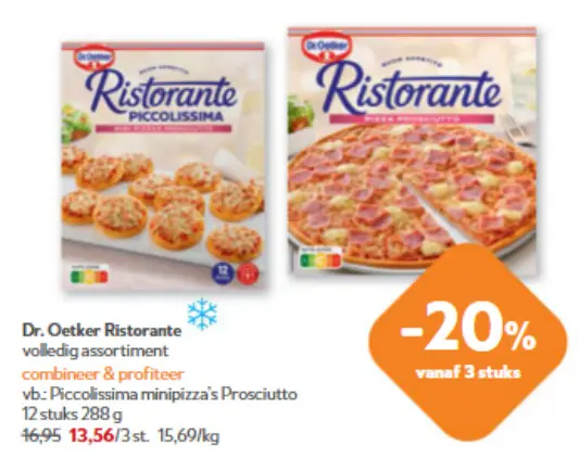Promotie: Ristorante volledig assortiment