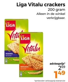 Aanbieding: Vitalu crackers