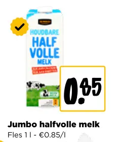 Promotie: Halfvolle melk