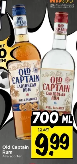 Aanbieding: Old Captain Rum