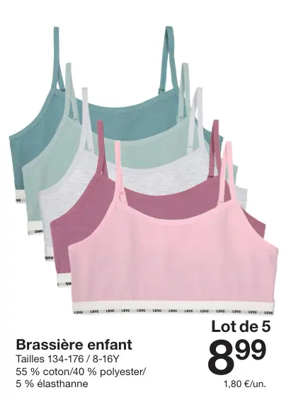 Offre: Brassière enfant