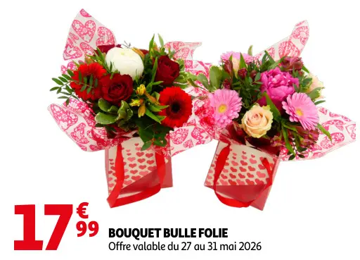 Promotie: Bouquet bulle folie