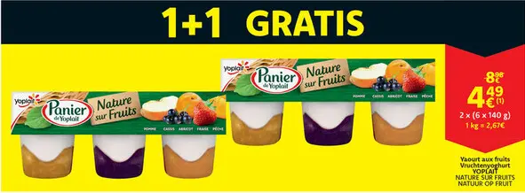 Offre: Yaourt aux fruits / Vruchtenyoghurt