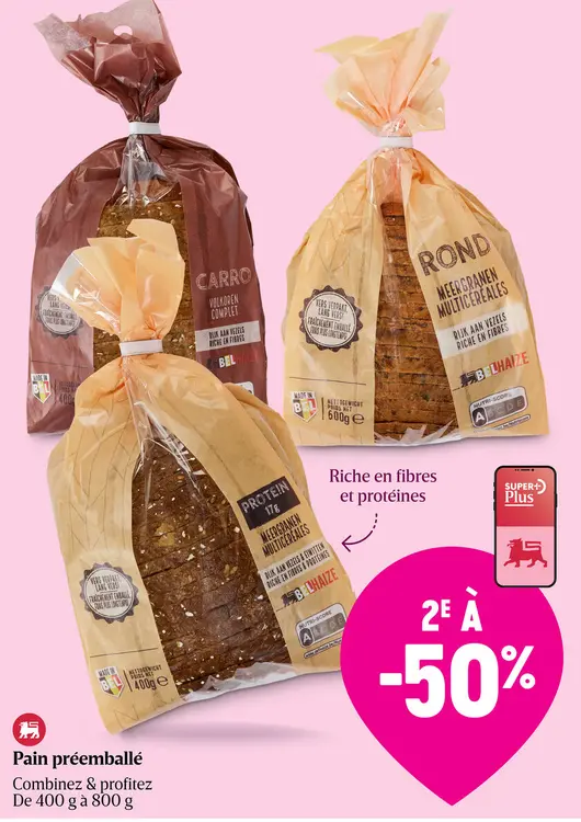Offre: Pain préemballé