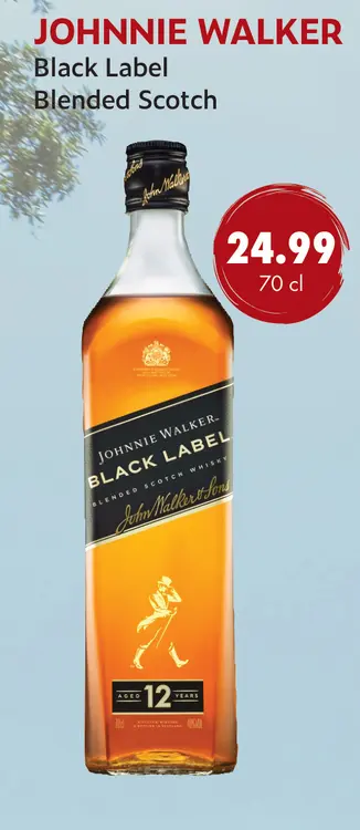 Aanbieding: Black Label Blended Scotch