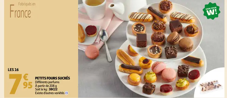Offre: Petits fours sucrés