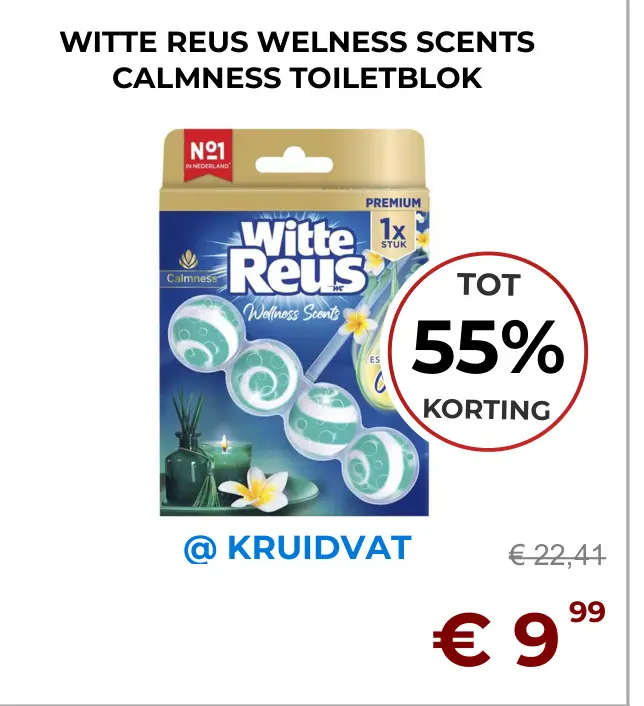 Aanbieding: Welness scents calmness toiletblok