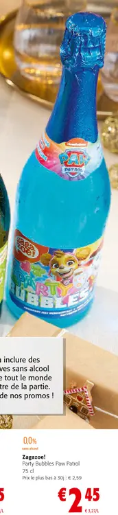 Offre: Party Bubbles Paw Patrol