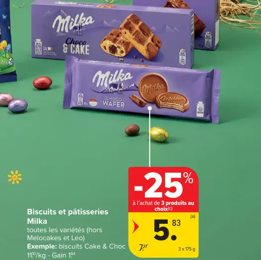 Offre: Biscuits et pâtisseries