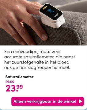 Aanbieding: Saturatiemeter