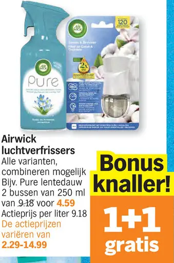 Promotie: Luchtverfrissers